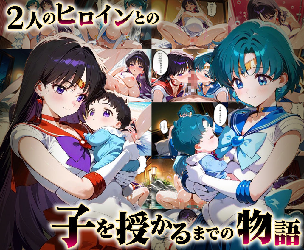 「生まれてきてよかった…」催●支配アプリで支配された2人のヒロインと‘家族’になるまでの話。_マ○キュリー×マ○ズ サンプル1ページ目