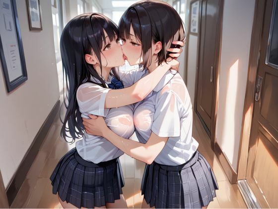 レズ女子校生をのぞき見  〜教室でイキまくる女子達〜 サンプル3ページ目