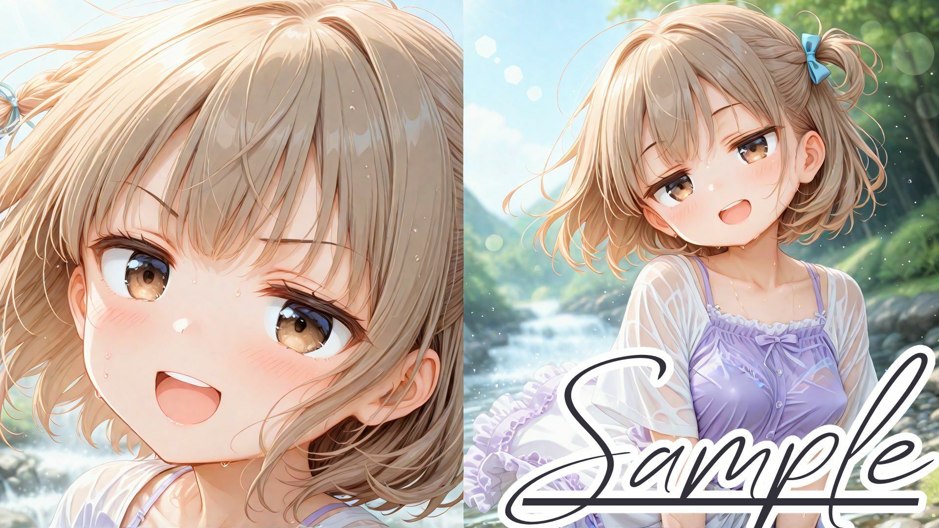 川遊び＆私服えっちコレクション サンプル1ページ目