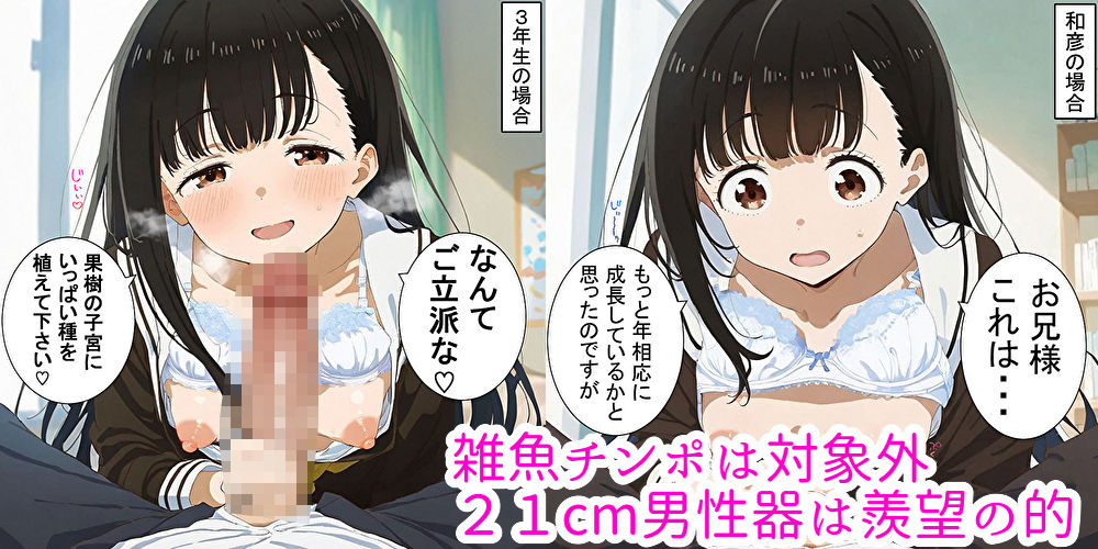 おちんちん格差社会2〜短小 or デカチン〜 サンプル3ページ目