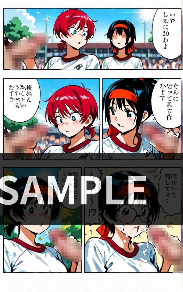 抜き抜き ぶっかけ運動会 サンプル1ページ目