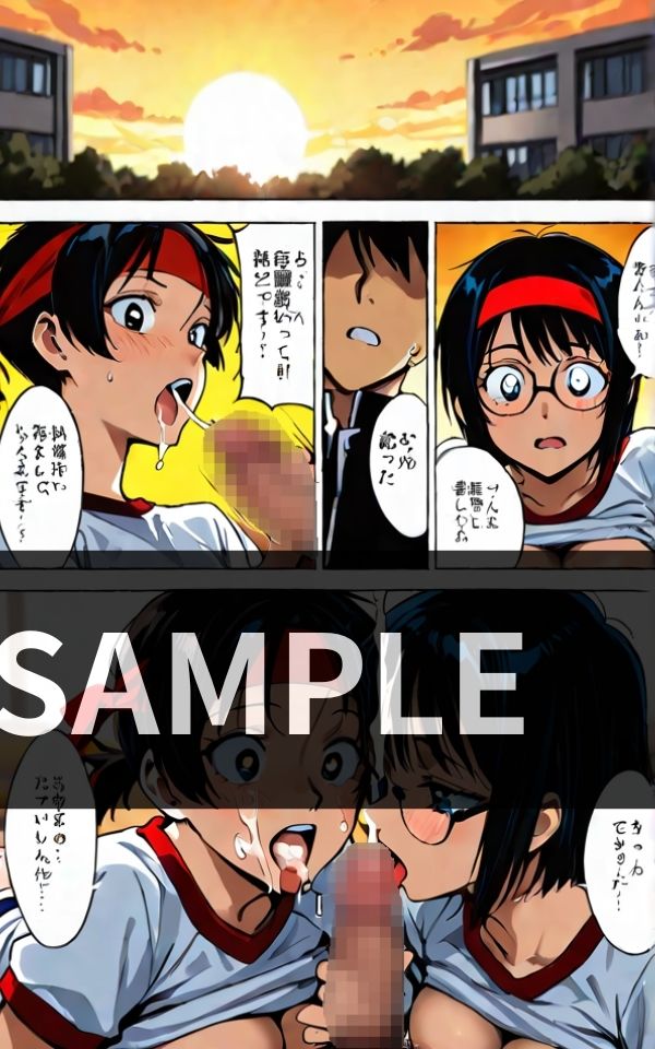 抜き抜き ぶっかけ運動会 サンプル4ページ目