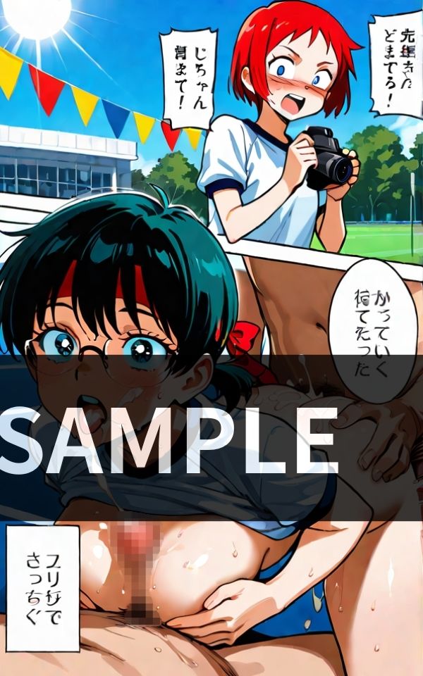 ぶっかけ運動会の 記録係を任されました サンプル1ページ目