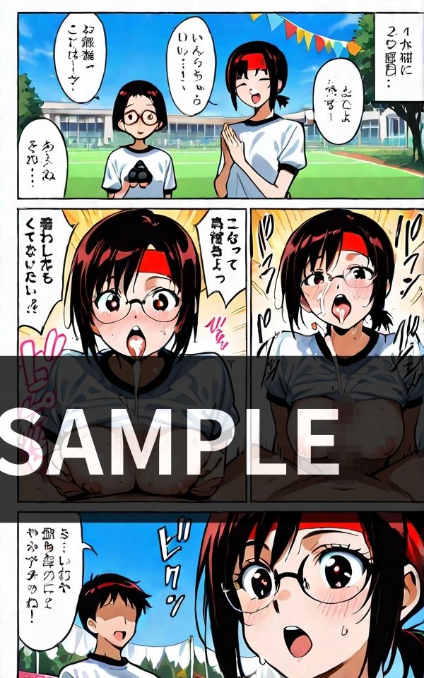 学校のPRの為 全校生徒参加型の乱交 を撮影しています。 サンプル2ページ目