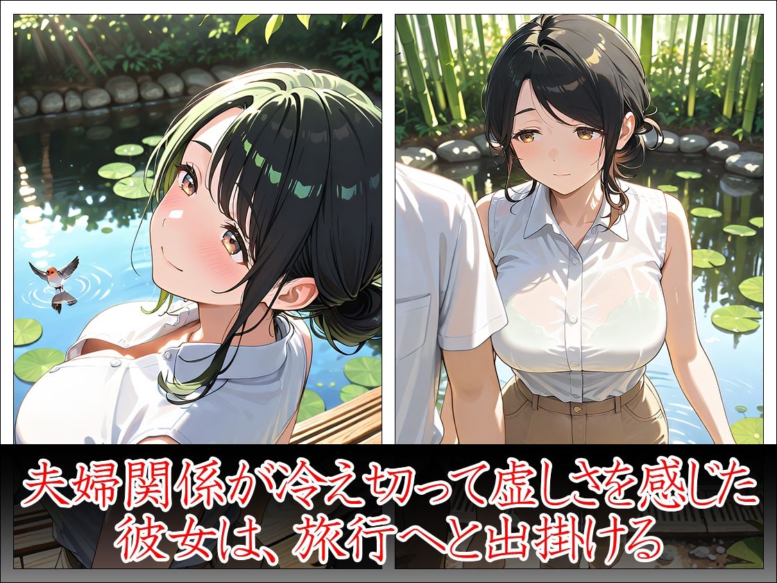 巨乳人妻 温泉不倫旅行 サンプル2ページ目