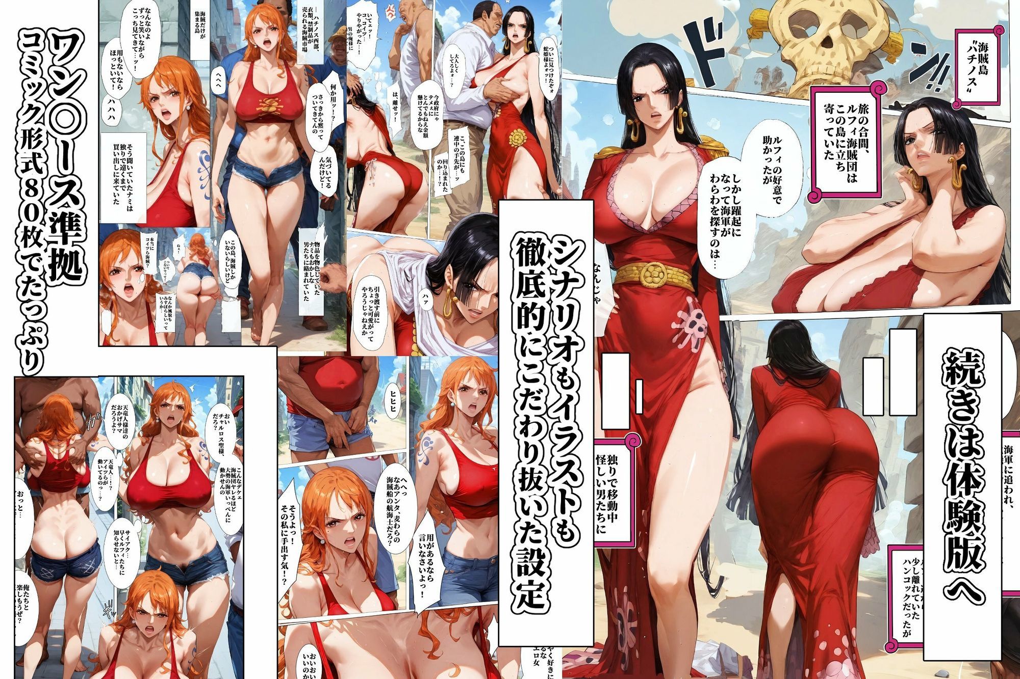 【漫画】ワンピ●ス 天竜人の永久奴●妻 サンプル3ページ目