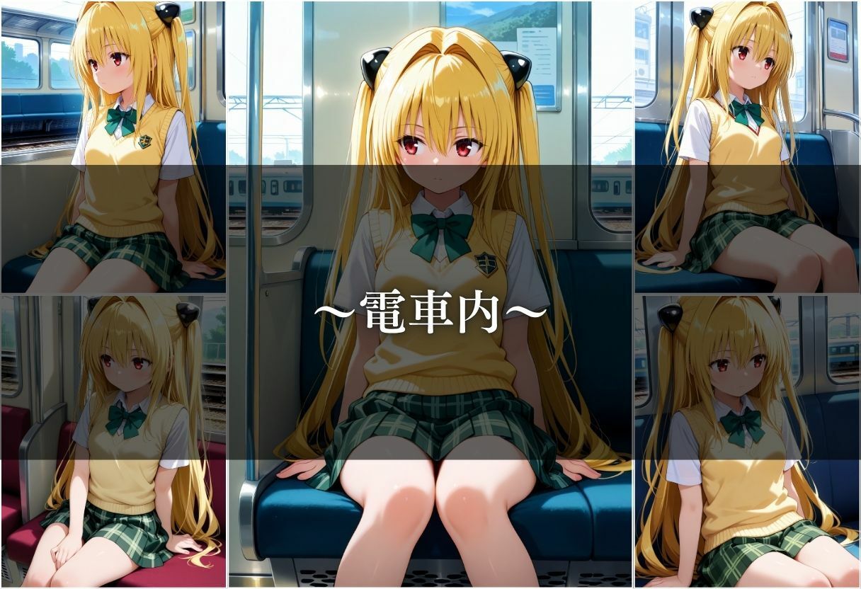 【電車痴●】痴●列車〜金色の闇〜 サンプル3ページ目