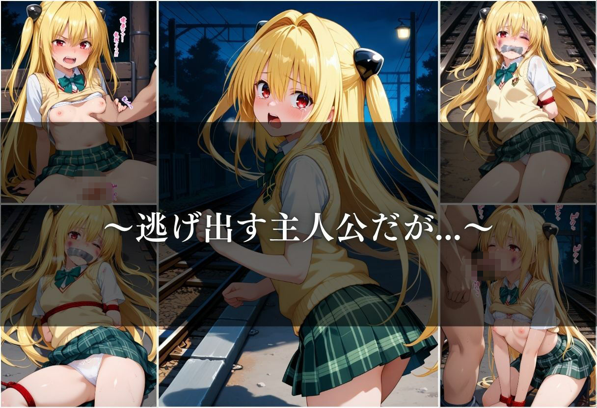 【電車痴●】痴●列車〜金色の闇〜 サンプル8ページ目