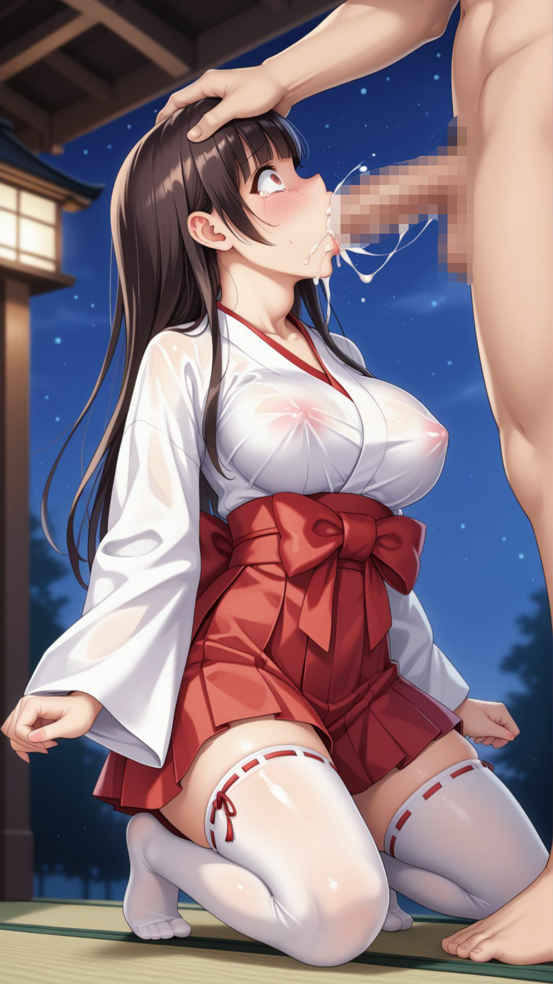 巨乳巫女  禁断のご奉仕 サンプル7ページ目