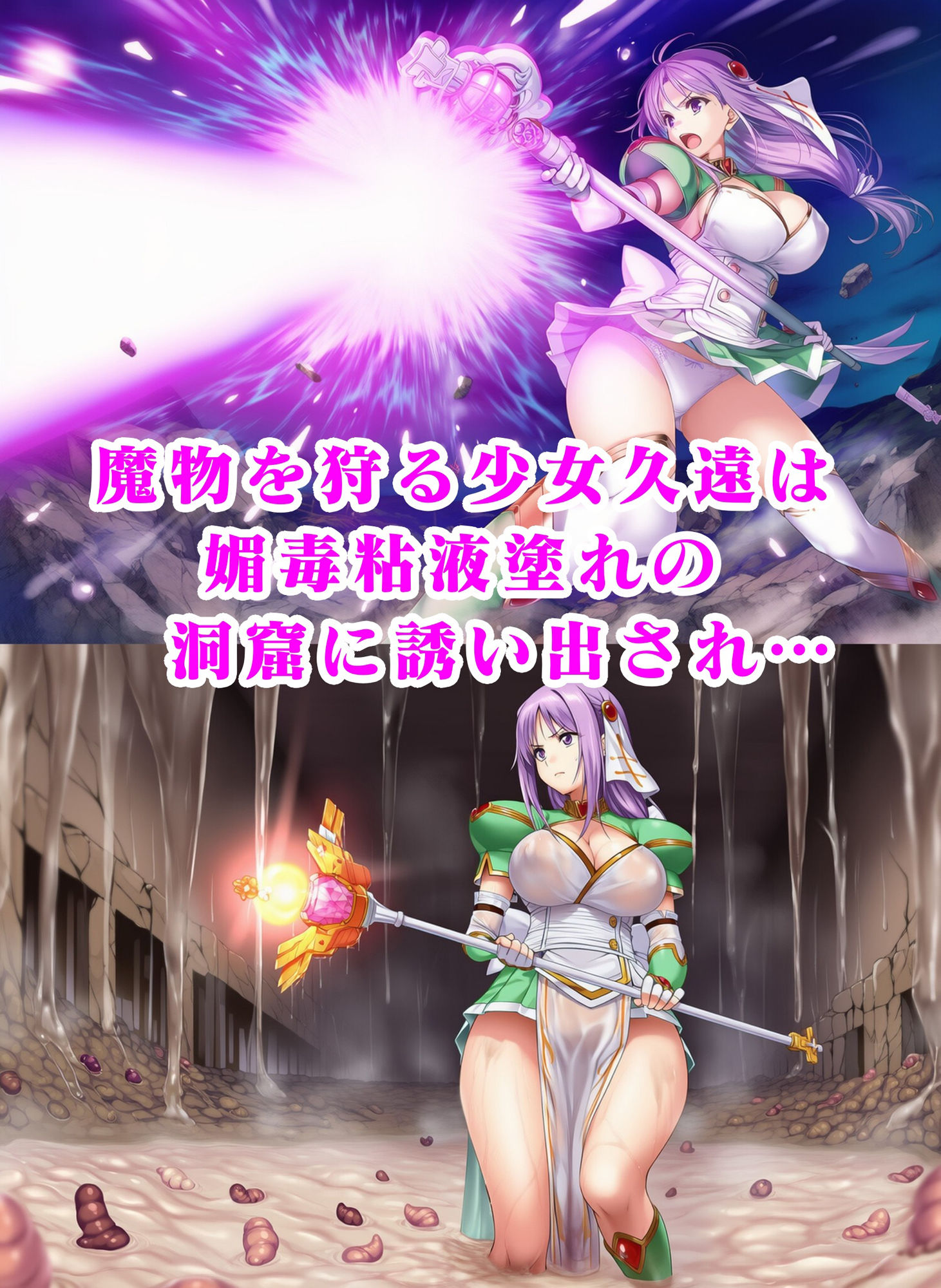 神聖天使クオン VS ナメクジ博士  〜淫虐の苗床家畜改造・大量出産〜 サンプル1ページ目