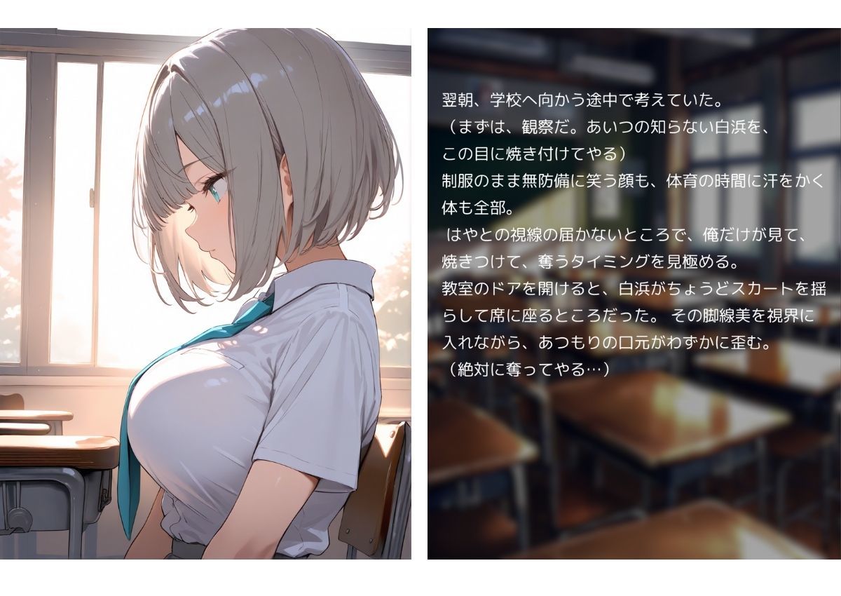 クラスで嫌いなやつの彼女寝取って晒しますwww サンプル6ページ目