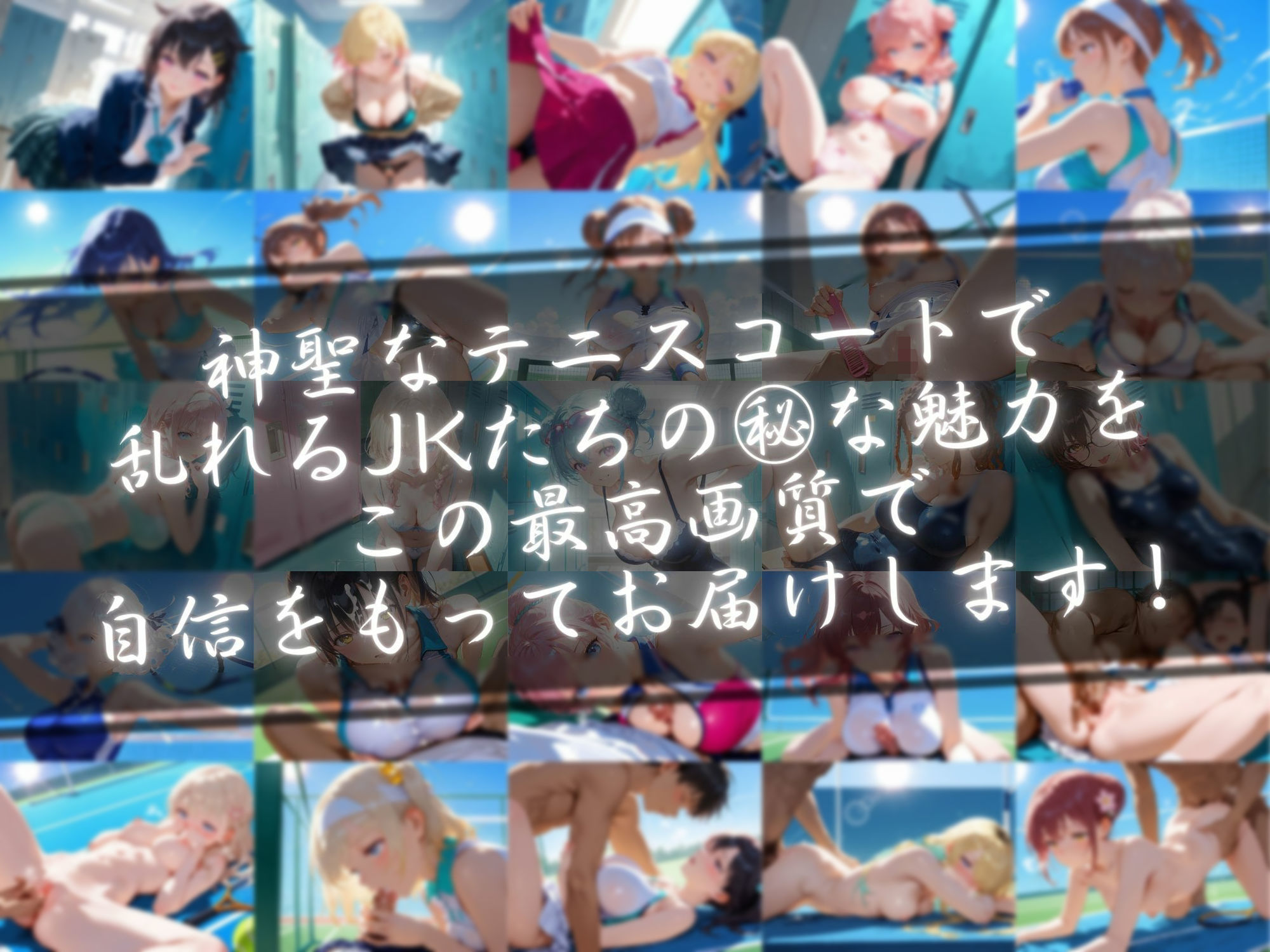 テニス部JK、濡らすまで。 サンプル1ページ目