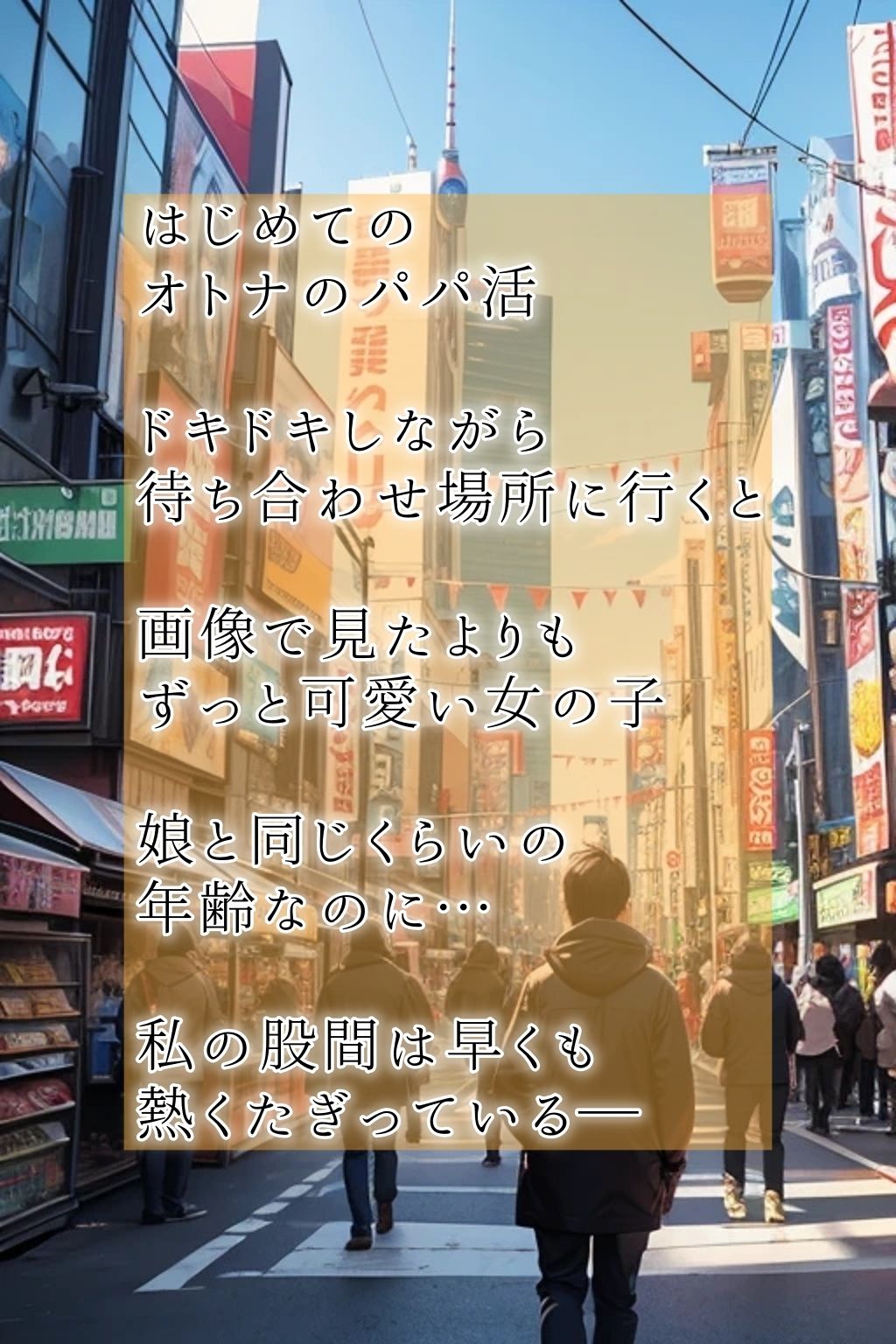 オトナのパパ活「マスクは無理です…取るの…」 サンプル1ページ目