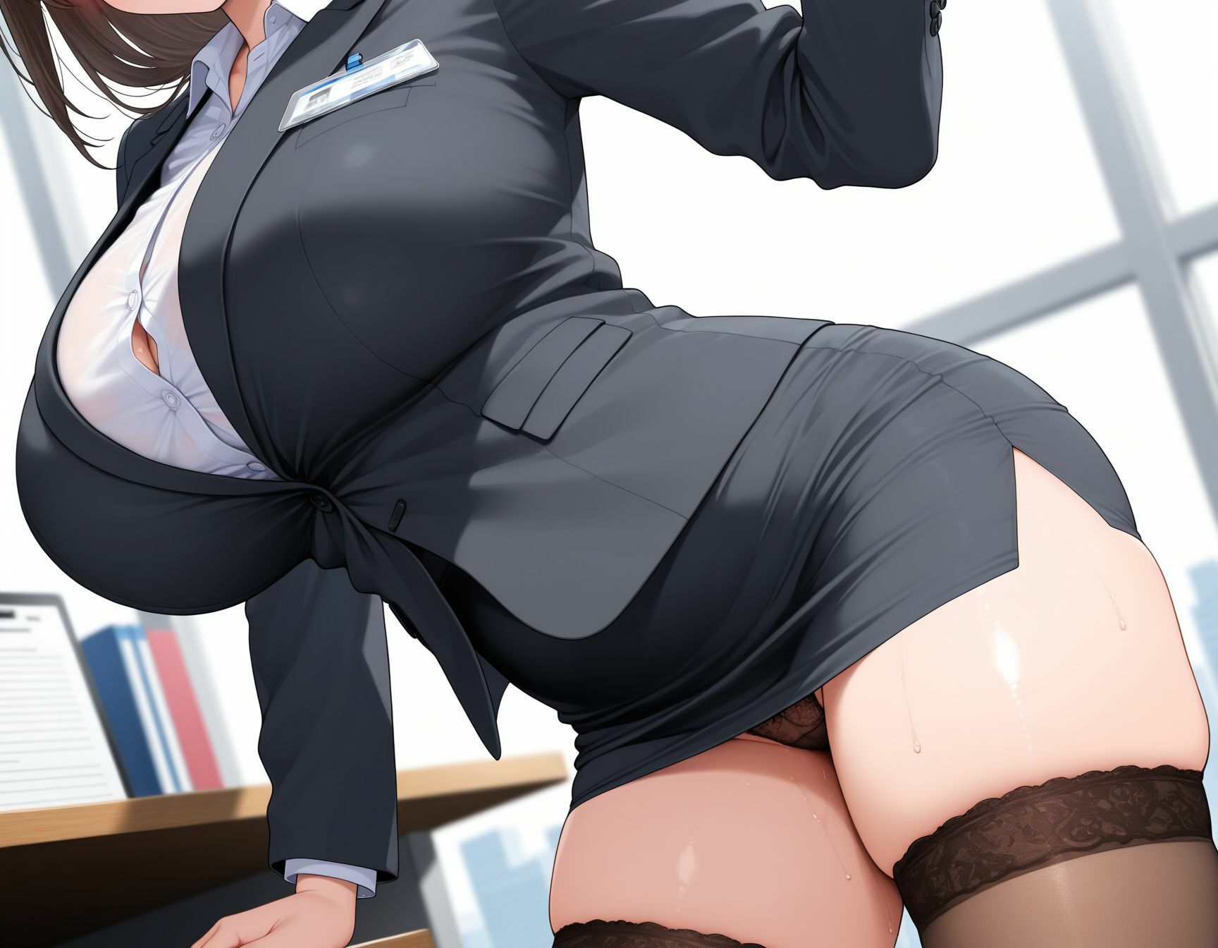 性行為が許された社内で起こる、淫乱女によるSEX サンプル5ページ目