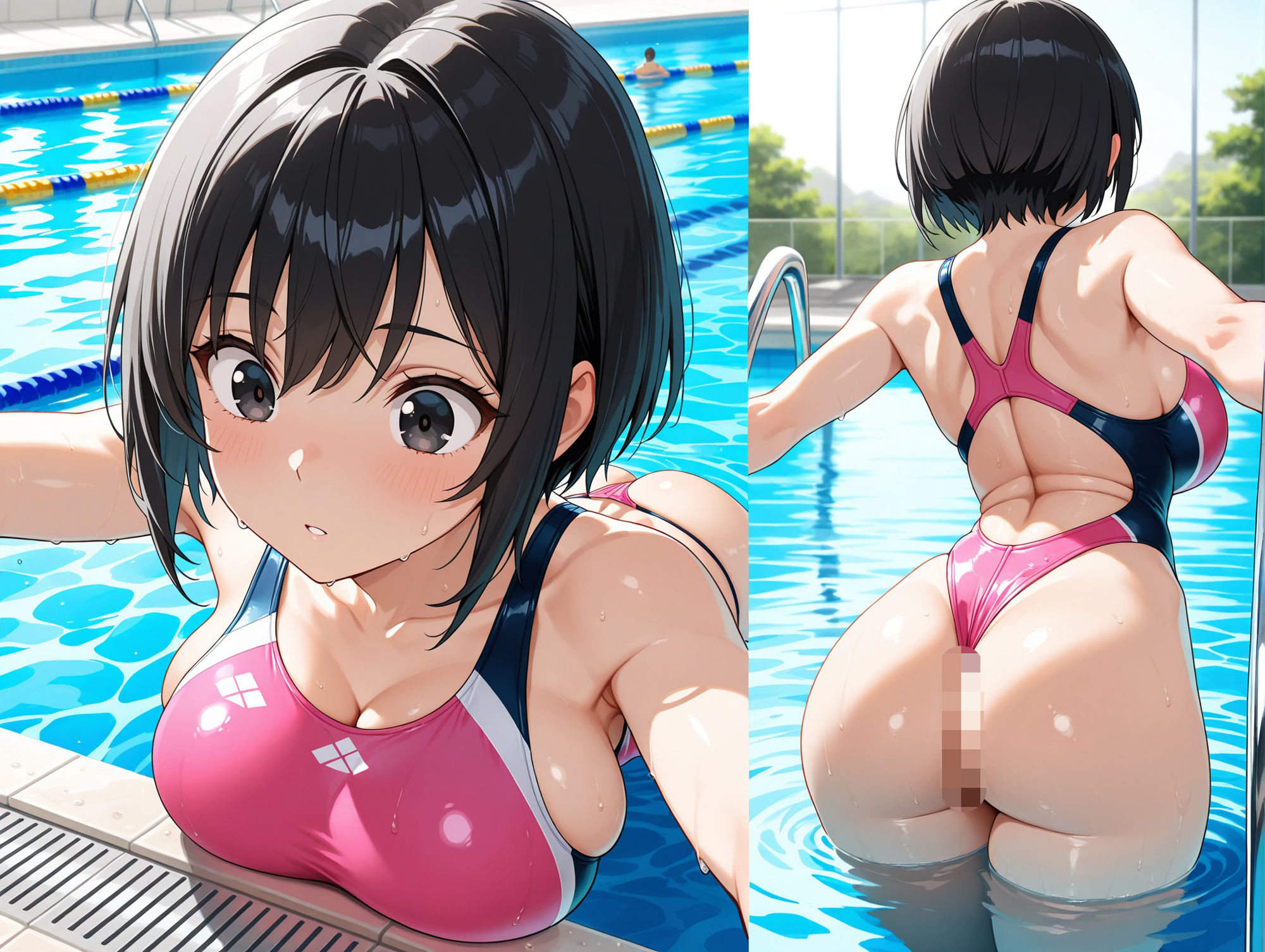透けムチ  〜コーチと恋しただけなのに〜弱みを握られ犯●れた爆乳インタトラクター サンプル4ページ目