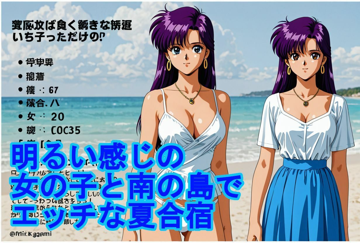 明るい感じの女の子と南の島でエッチな夏合宿 サンプル3ページ目