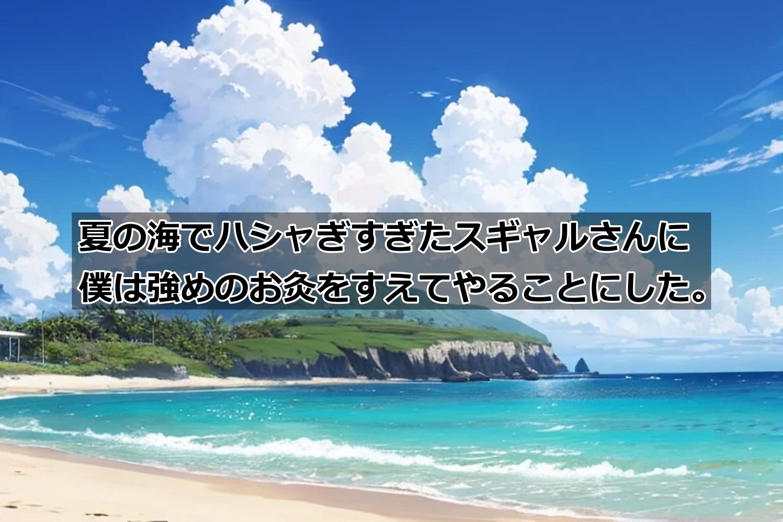 からかい好きのメスギャルさんと海水浴 サンプル6ページ目