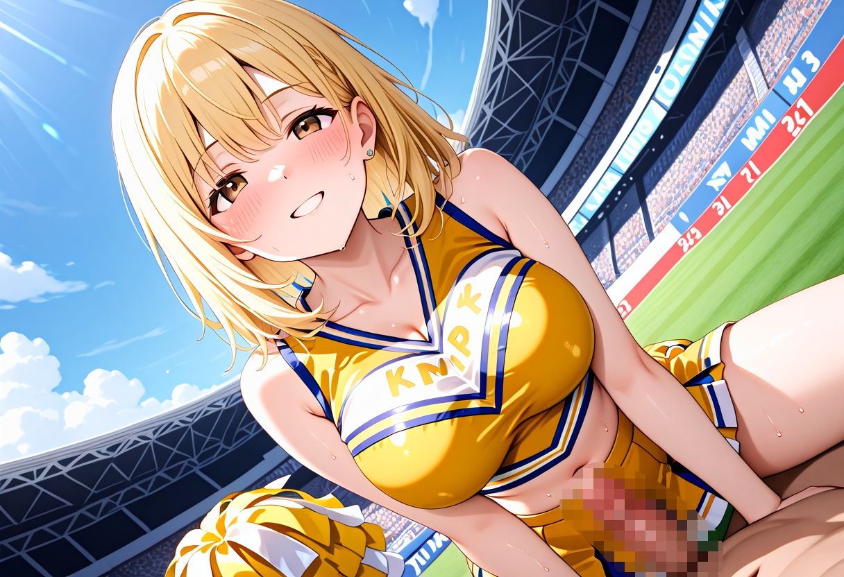 チアガールの性処理応援で何度もイカせてくれる サンプル4ページ目