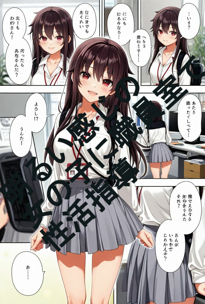 明るい感じの女の子に「職員室で」性活指導 サンプル1ページ目