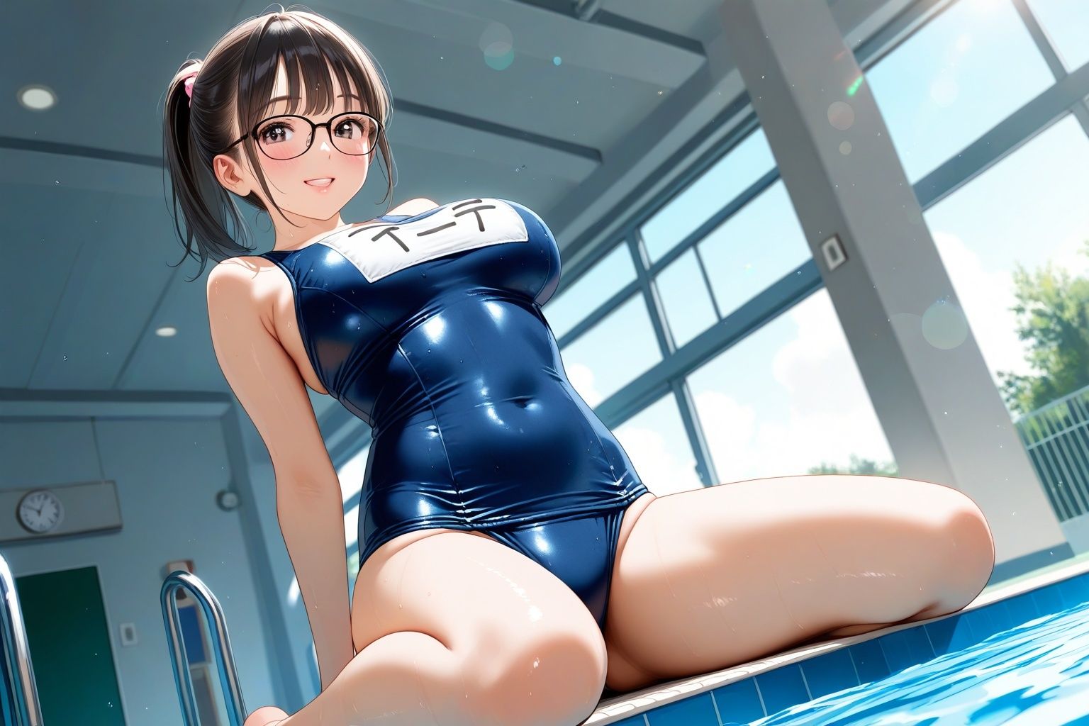 ドキドキ！コスプレCollection5〜スクール水着編2・巨乳編・眼鏡編 サンプル1ページ目