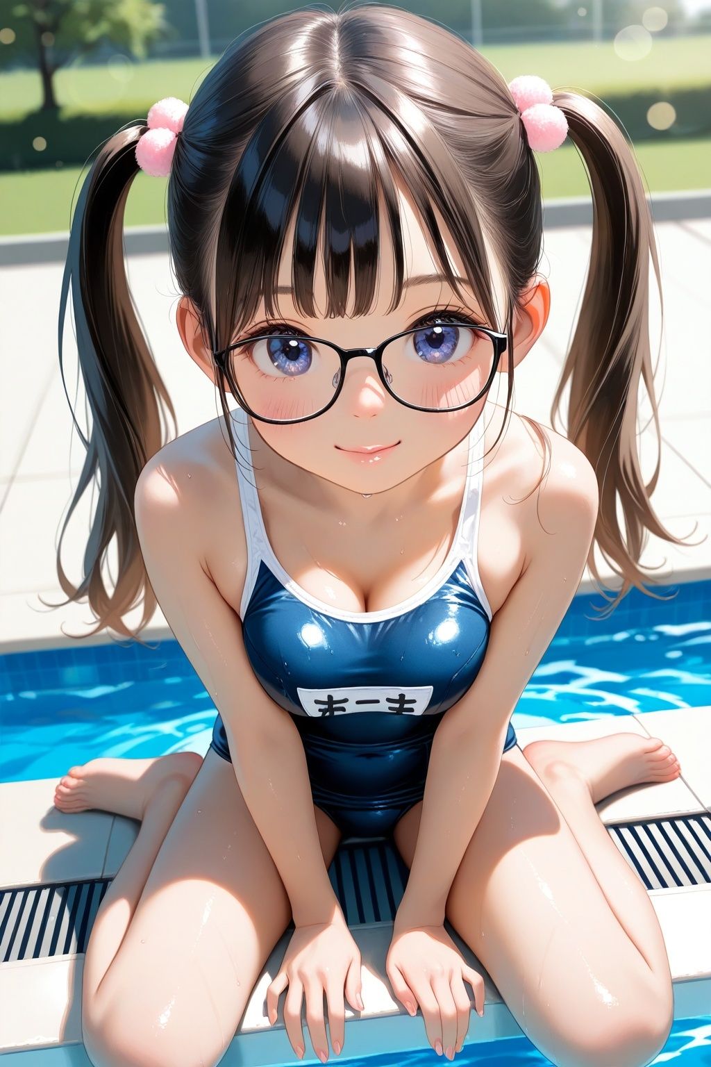 ドキドキ！コスプレCollection5〜スクール水着編2・巨乳編・眼鏡編 サンプル5ページ目