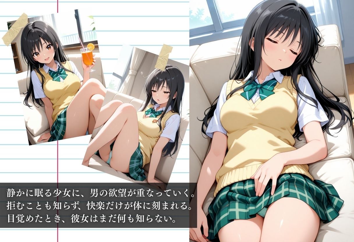睡眠姦〜古手川唯編〜 サンプル1ページ目