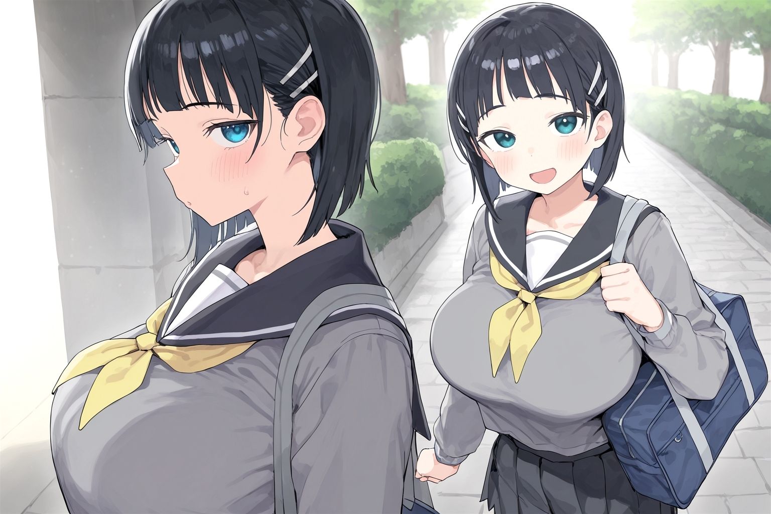 直葉 教室で… サンプル1ページ目