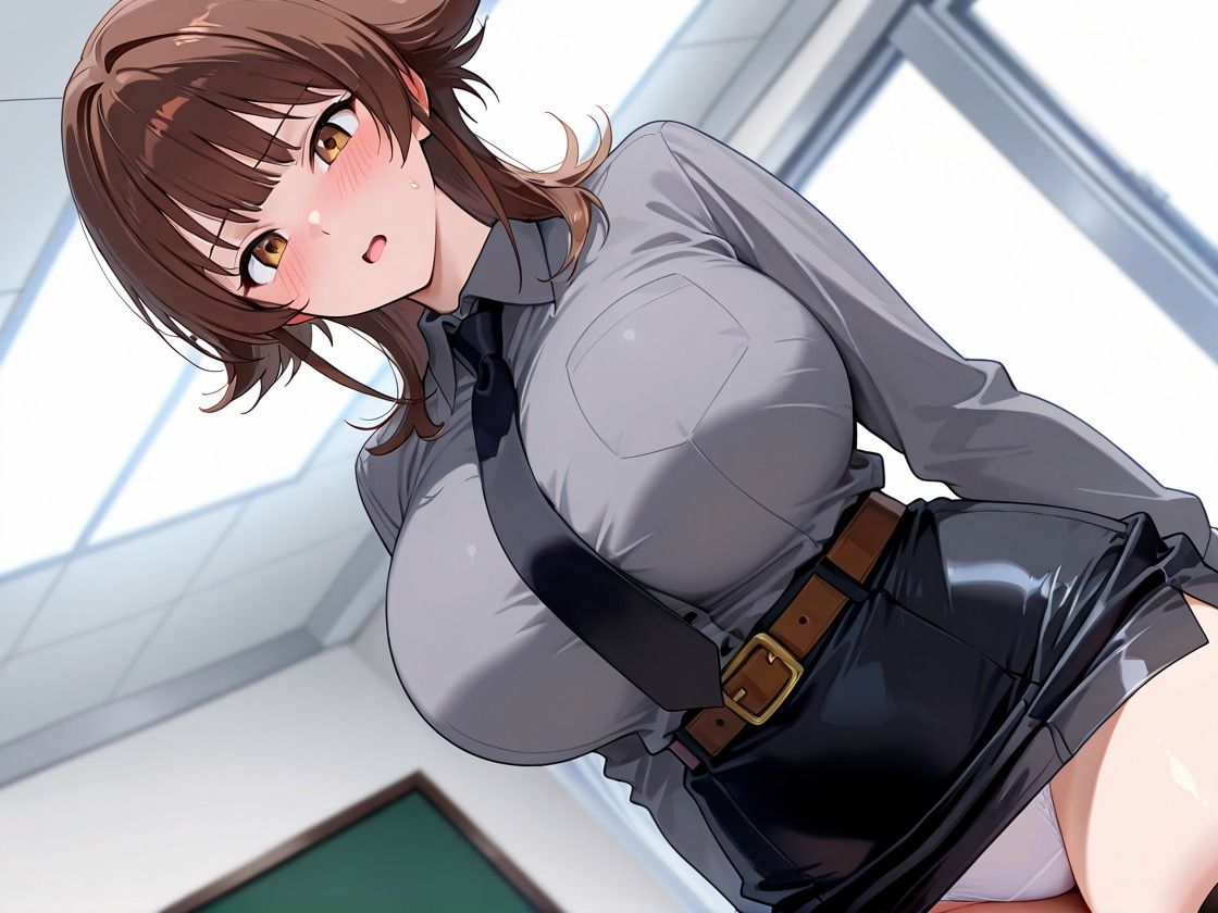 巨乳で茶髪な新人OLの新人教育日記 サンプル1ページ目