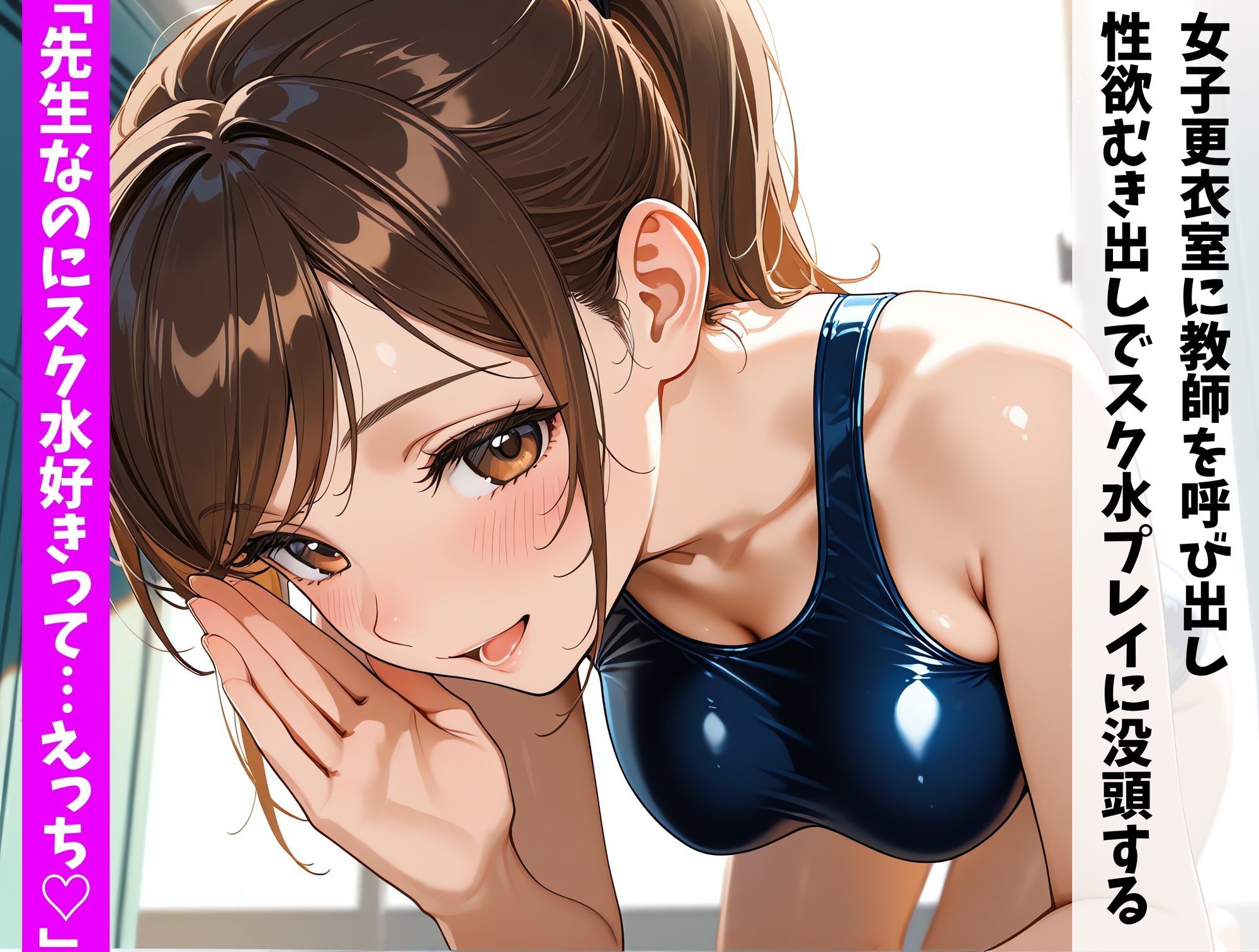 爆乳妹ちゃん夏休み！キモデブ教師と過ごす中出し登校日 サンプル5ページ目