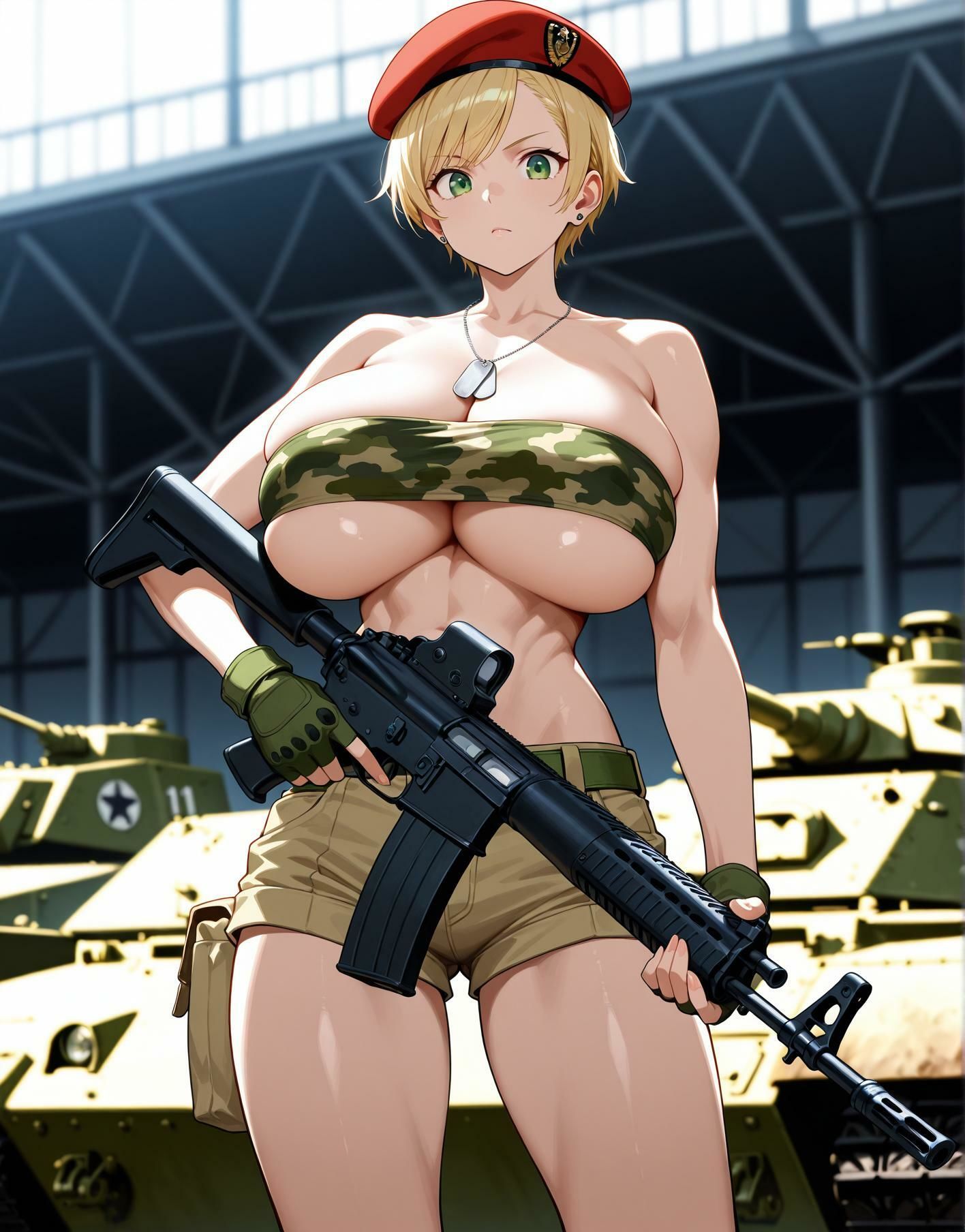 爆乳隊長のパイズリ大作戦！！ サンプル1ページ目