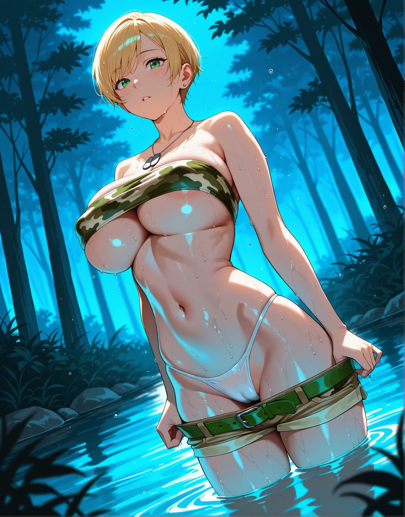 爆乳隊長のパイズリ大作戦！！ サンプル5ページ目