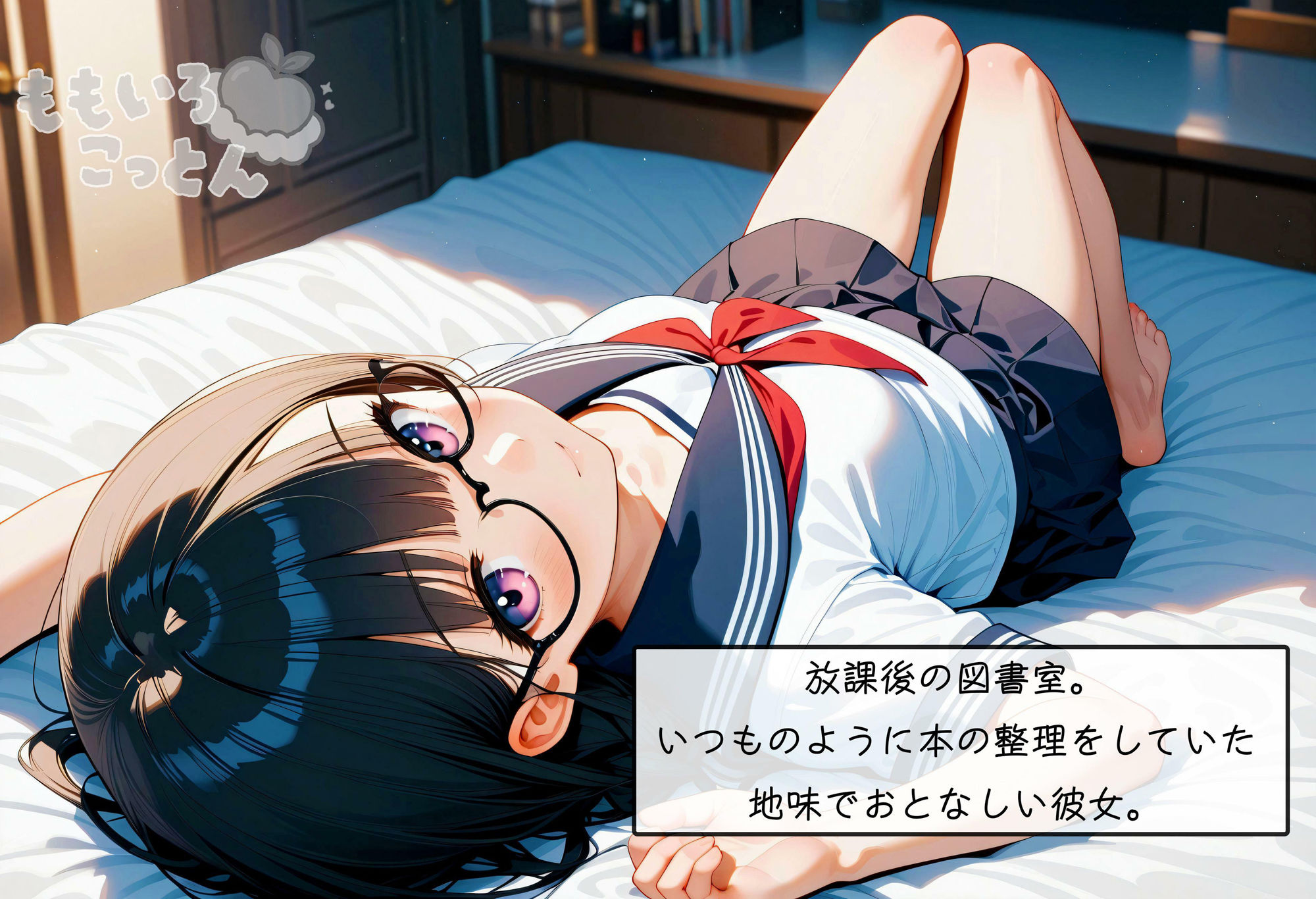 本好き彼女は我慢できない vol.1 サンプル1ページ目