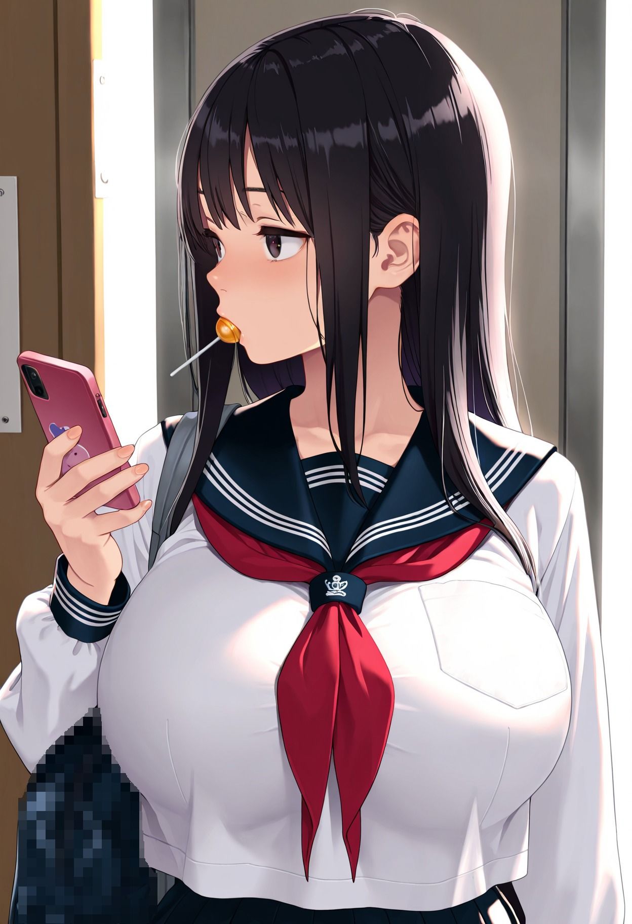 無表情爆乳女子校生を辱めたい 田舎学校の緊縛生活 サンプル10ページ目