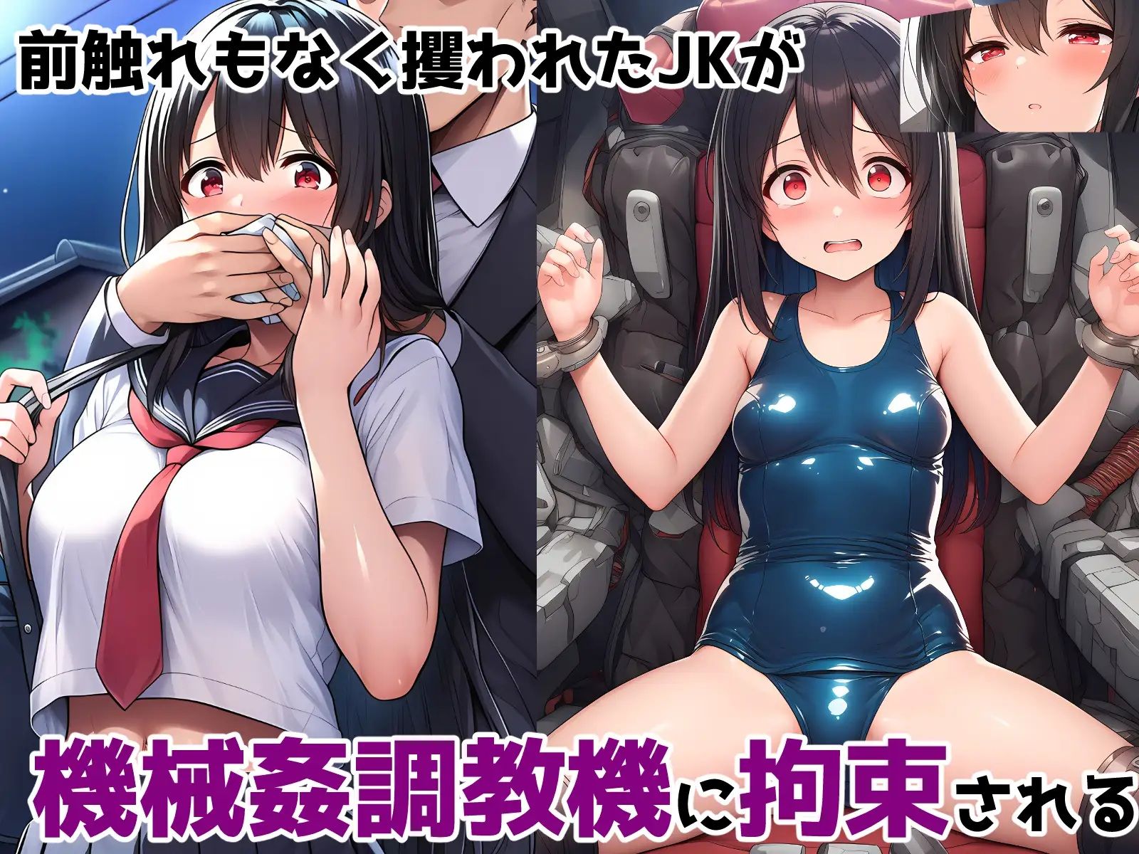 イキ地獄絶対服従調教機vol.1〜JKが機械姦で完全アクメ屈服するまでイキ処刑調教されちゃう話 サンプル1ページ目