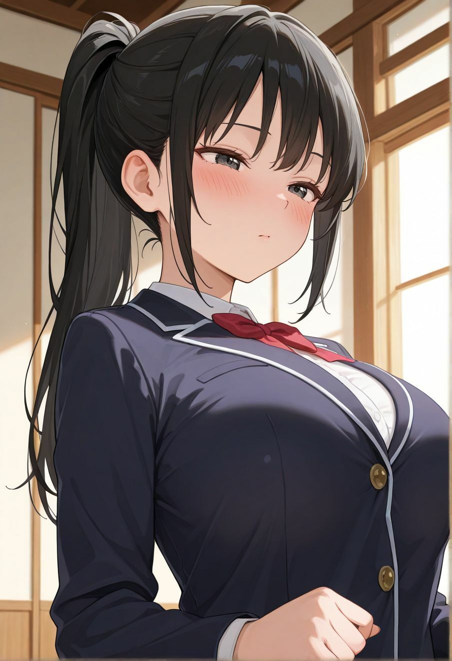 デカ乳の生徒会長を調教 サンプル6ページ目