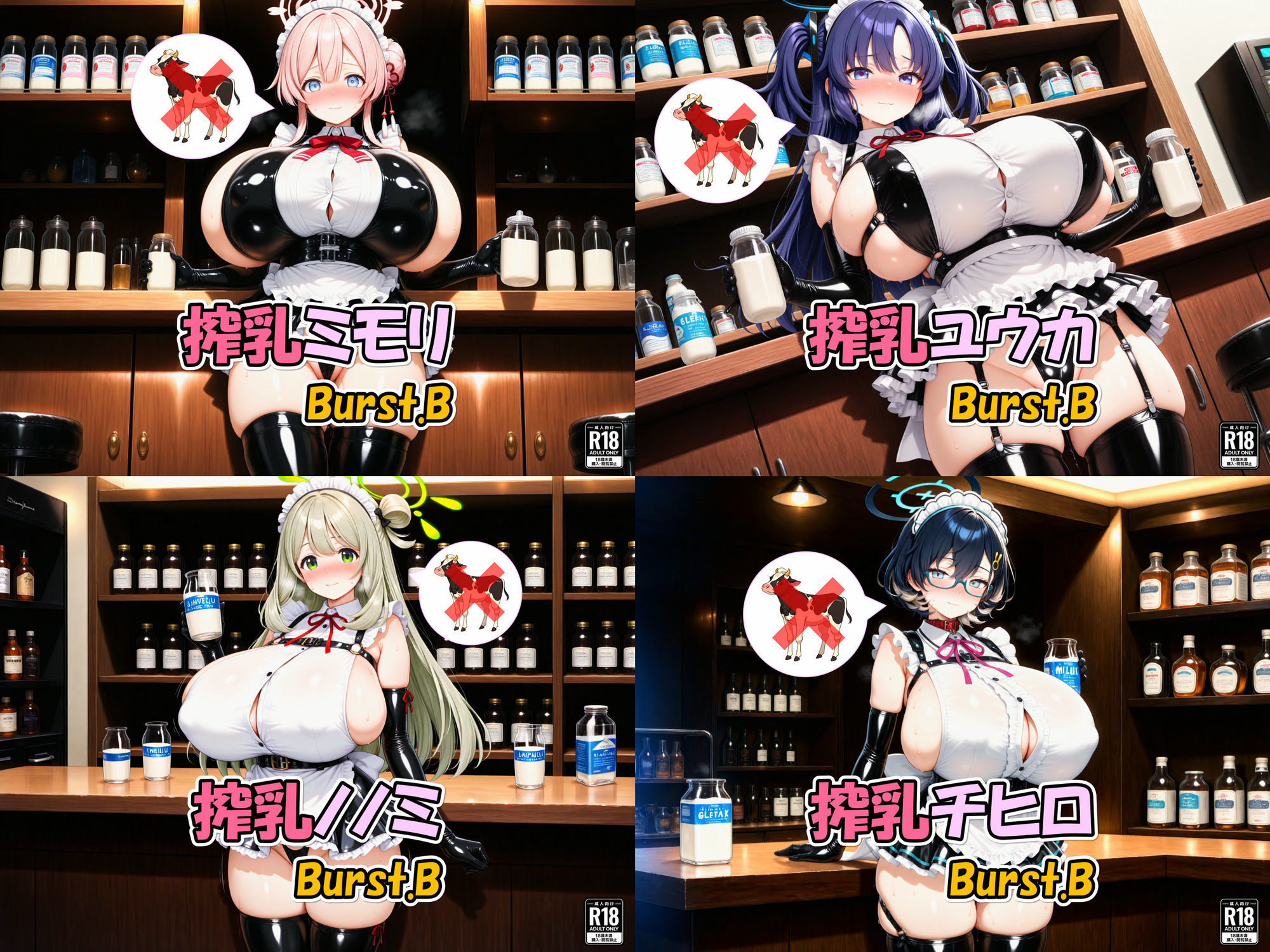 搾乳アーカイブ・爆 サンプル2ページ目