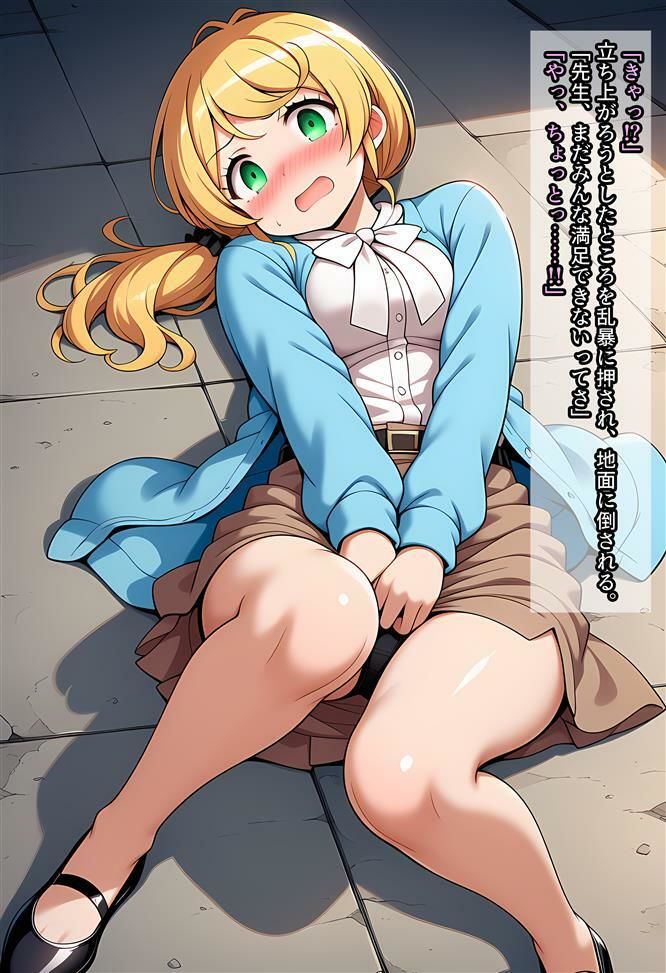 エレン先生が不良達にヤラれる話 サンプル4ページ目