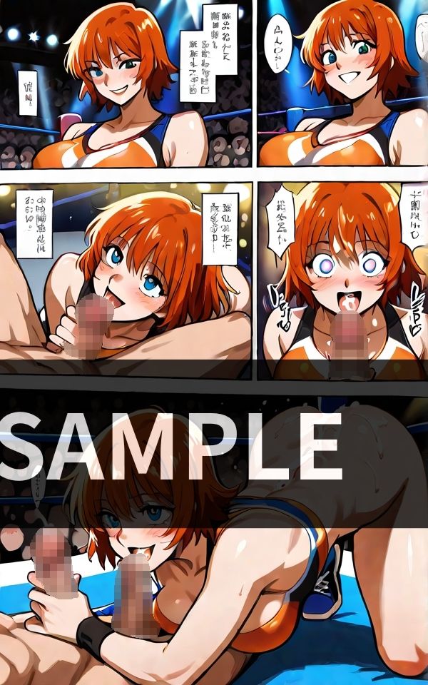 未来の女子プロレス ただの 公開セックスの場に サンプル4ページ目
