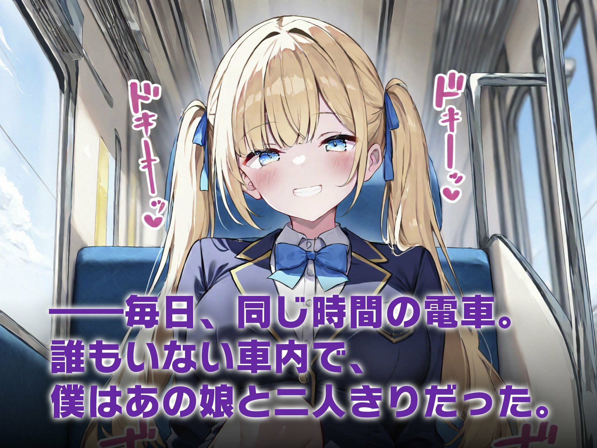 2人だけの電車で見せつけてくる娘に理性を失った僕は… 神崎ひまり サンプル2ページ目