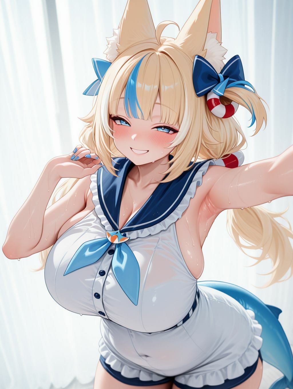 巨乳ムチムチの鯖ちゃん サンプル1ページ目