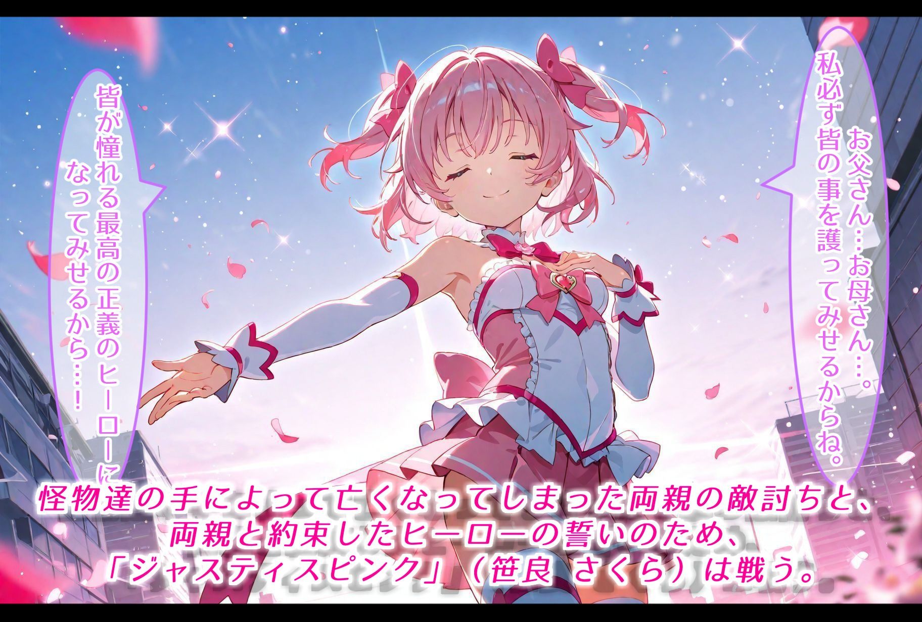 心優しき正義の魔法少女、敗北し、調教されペットと化す。 サンプル3ページ目