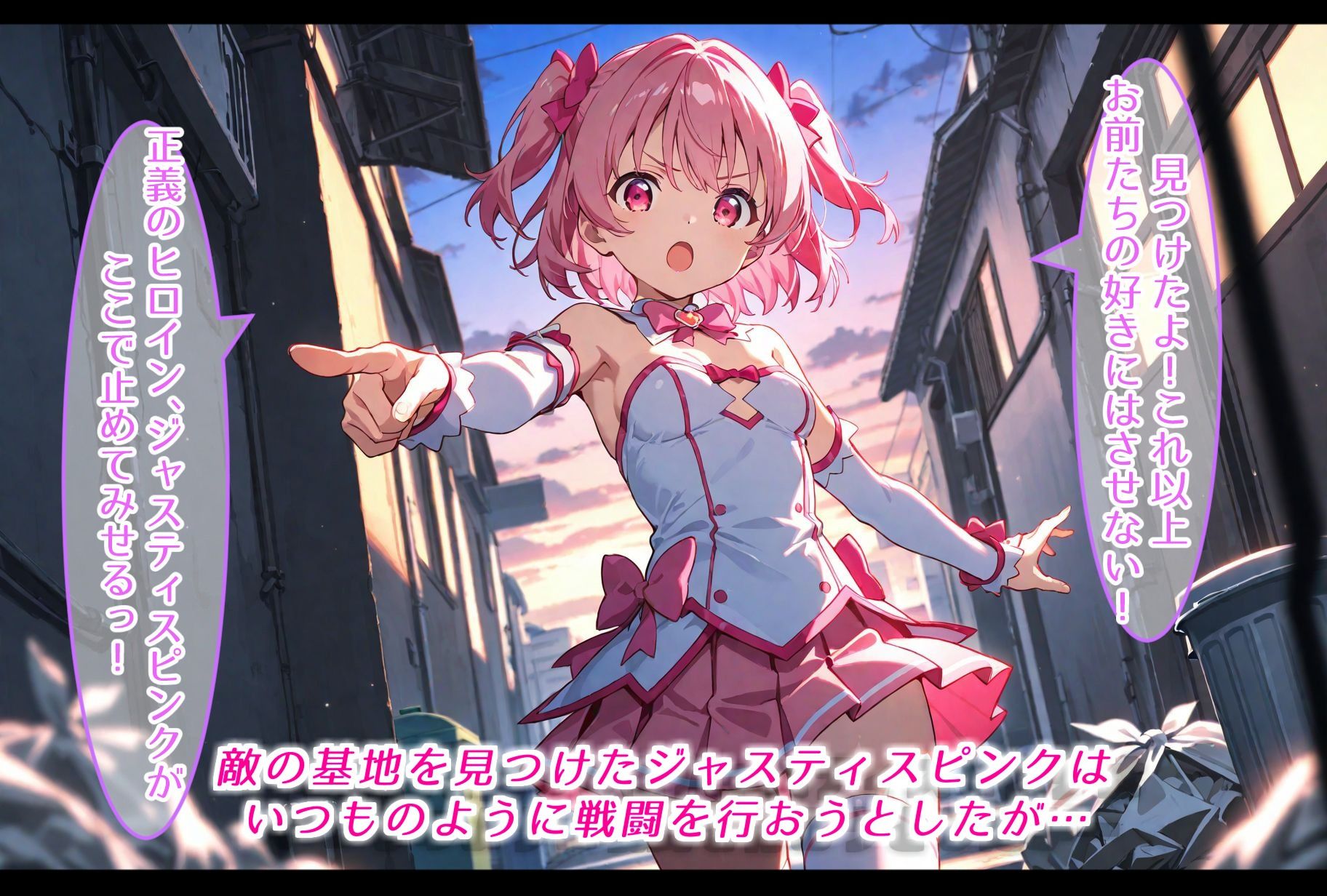 心優しき正義の魔法少女、敗北し、調教されペットと化す。 サンプル4ページ目