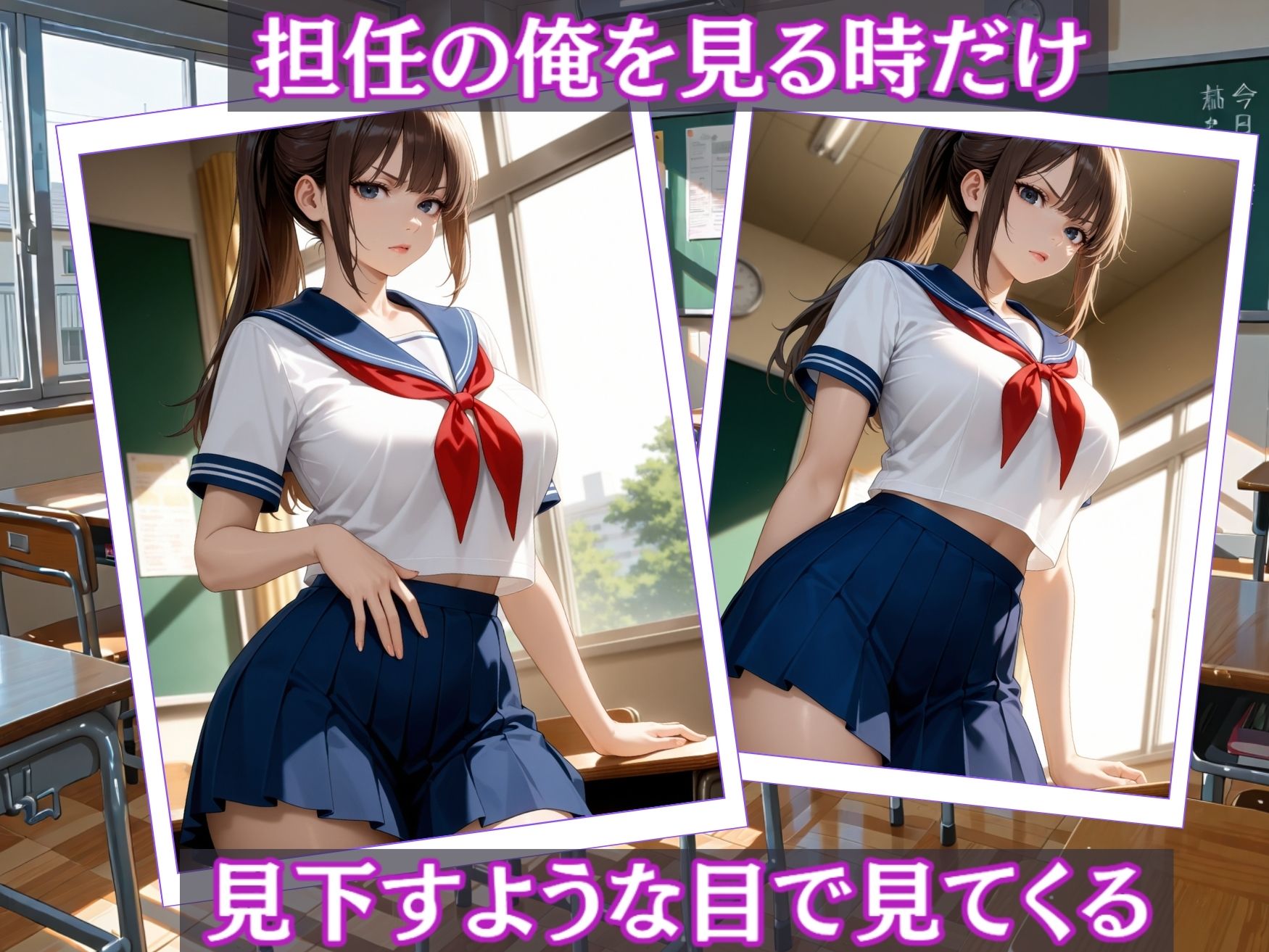 教師の逆襲〜わからせ調教 ポニーテール編 サンプル2ページ目