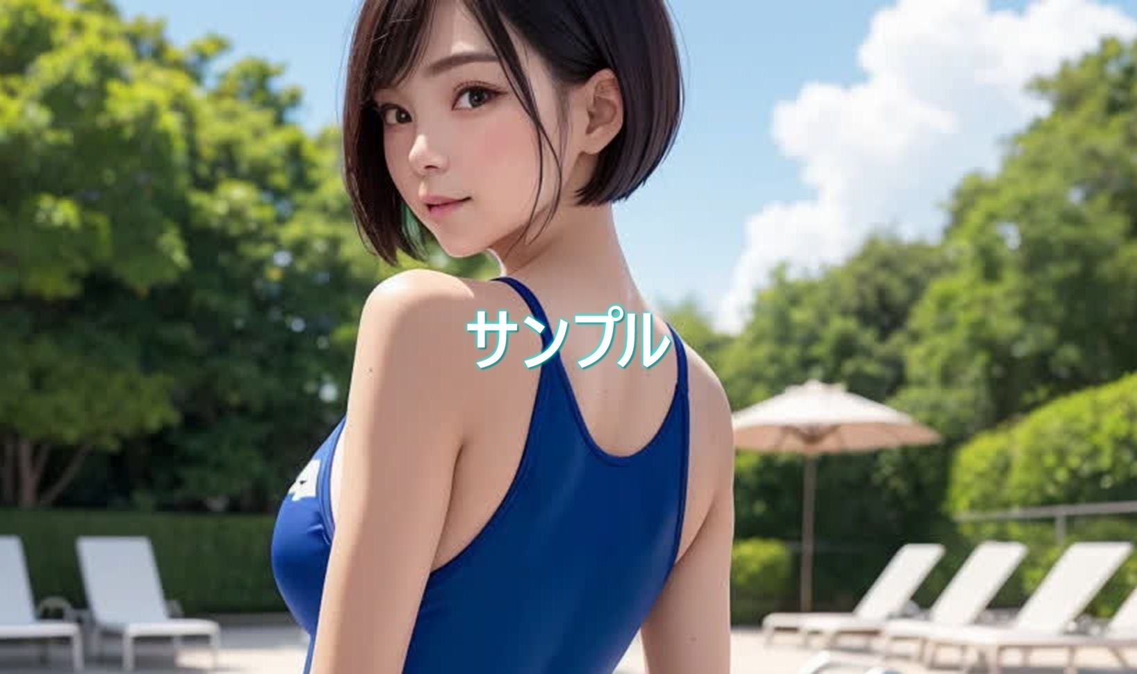 日々是競泳水着の彼女【9月】 サンプル2ページ目