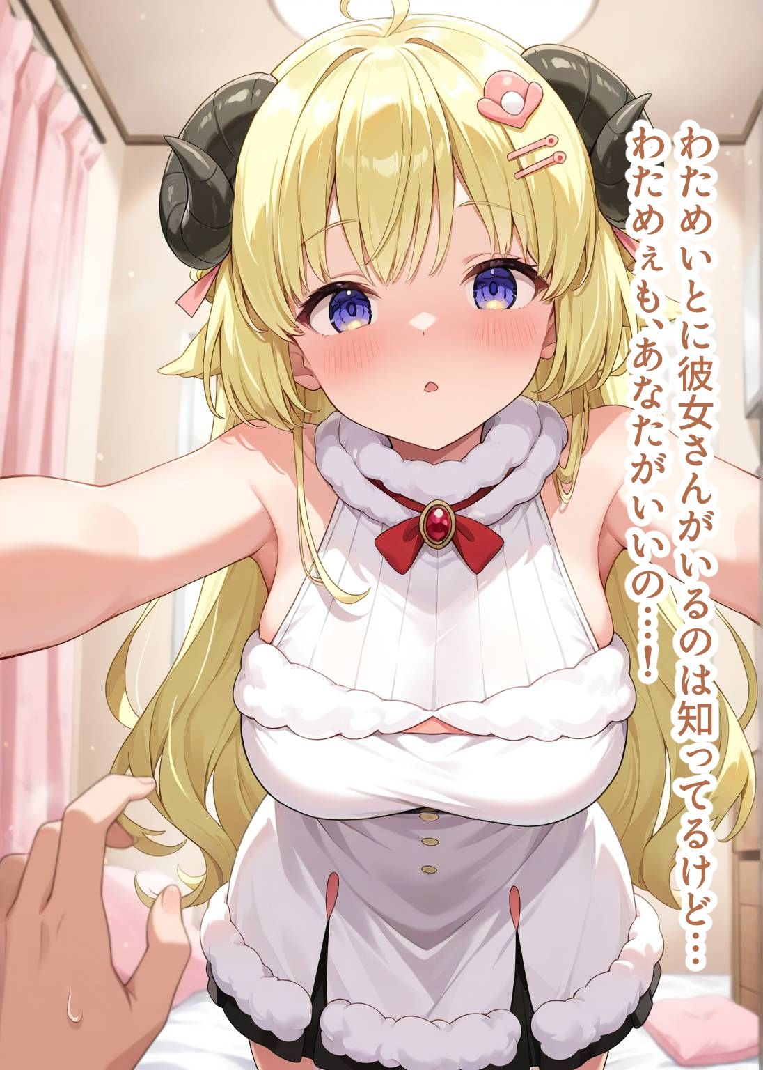 推しのVとセックスする話【角〇わため】 サンプル3ページ目