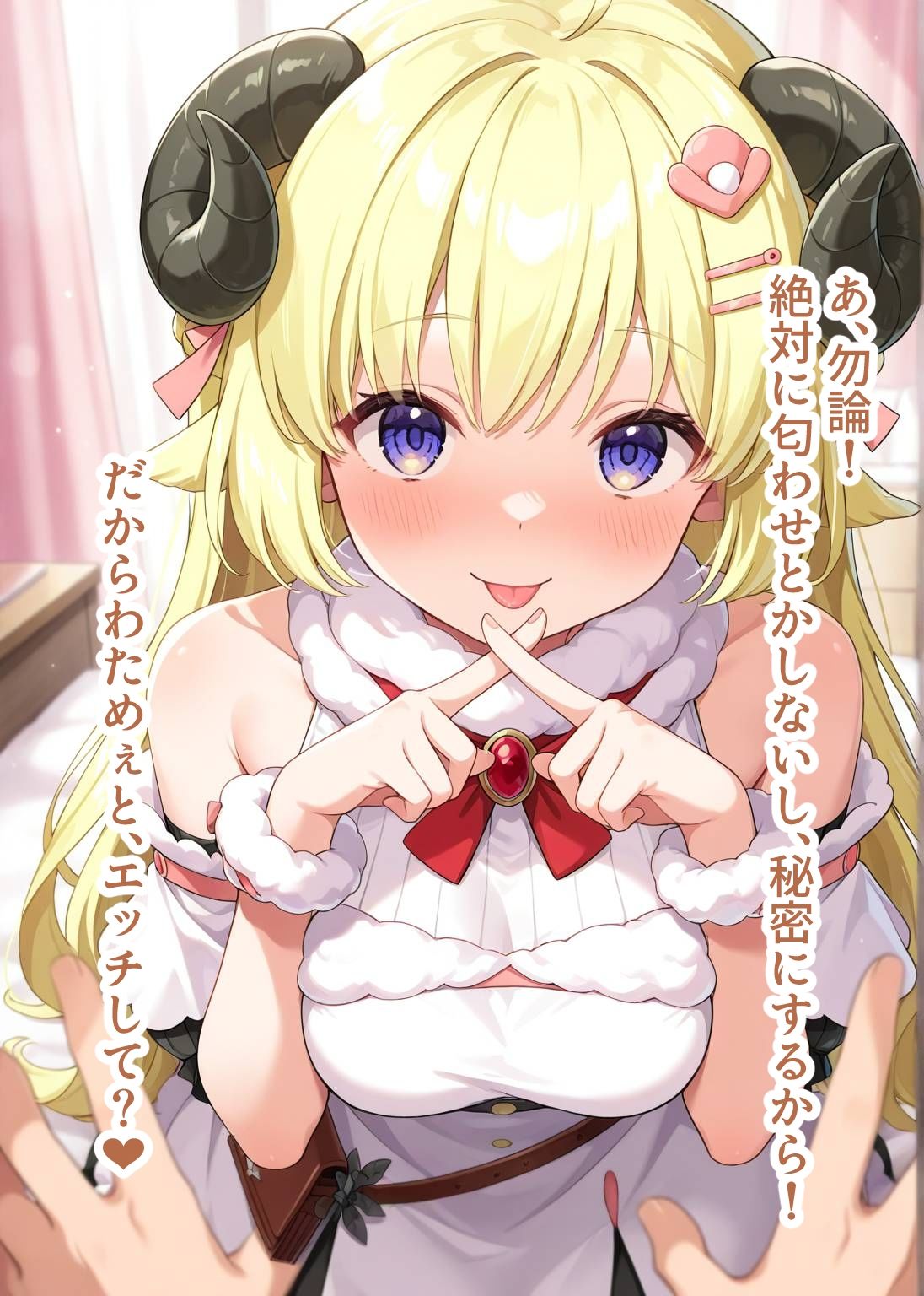 推しのVとセックスする話【角〇わため】 サンプル4ページ目