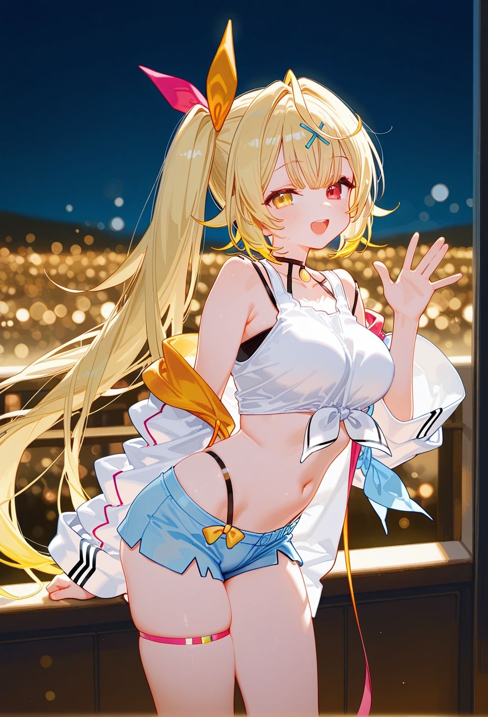 アイドルVといちゃらぶえっち【星〇サラ】 サンプル2ページ目
