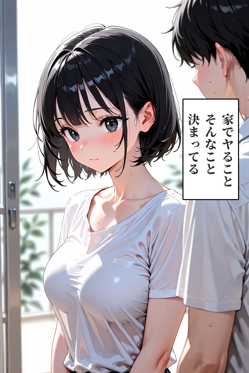 親が旅行中に、妹に我慢できず生でヤリまくった話。 サンプル2ページ目