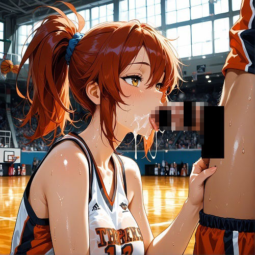 スポーツ女子セクシーイラスト集『女子バスケ選手山里亜希』 サンプル5ページ目