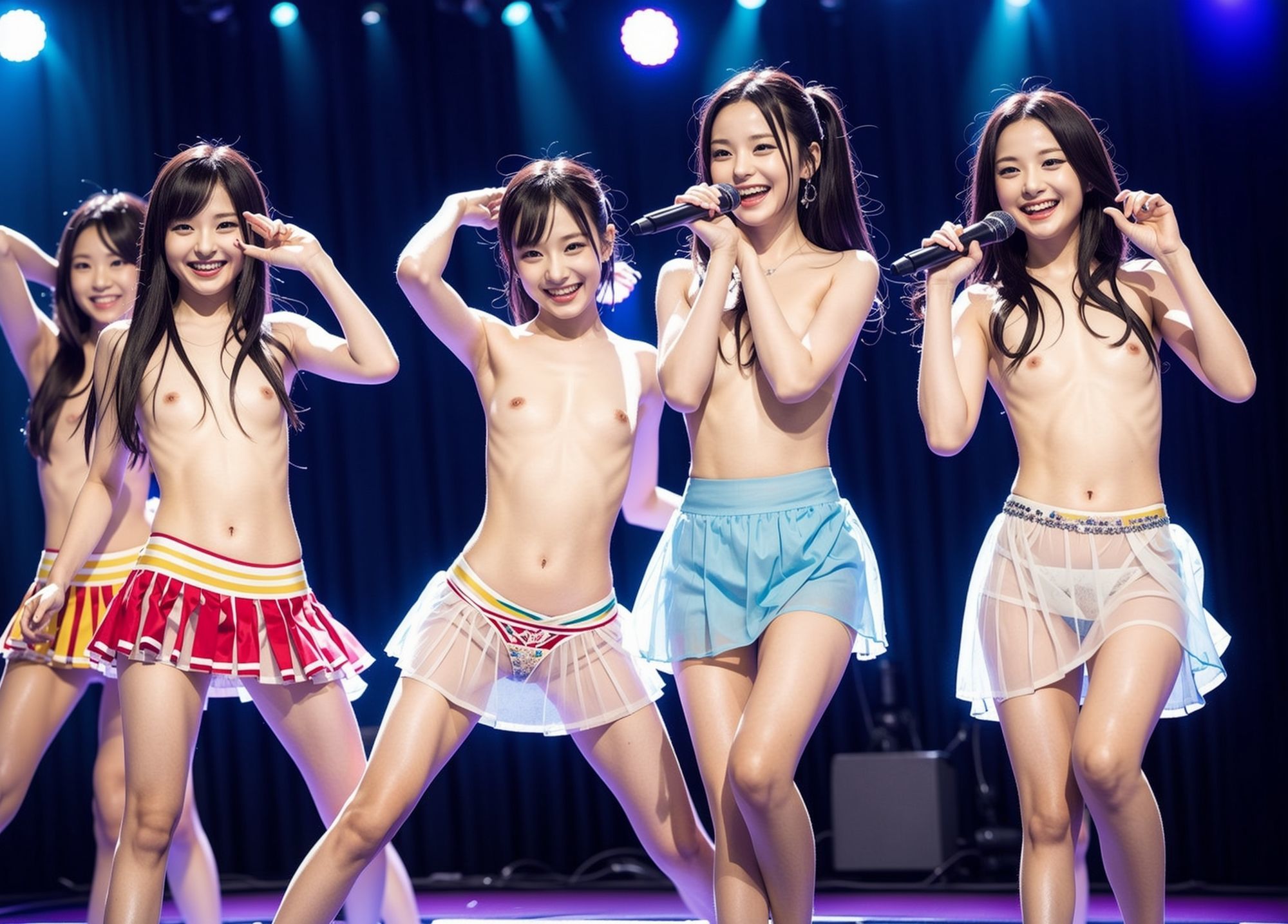 令和のストリップ劇場  〜アイドル衣装編〜【131 P】 サンプル3ページ目